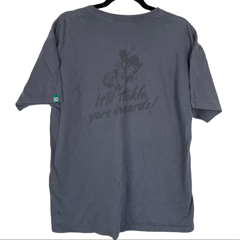 Vintage Mountain Dew It’ll Tickle Your Innards Two Sided Graphic T-Shirt Size Lg - Picture 3 of 12